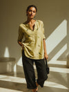 Chikoo Embroidered Cotton Top