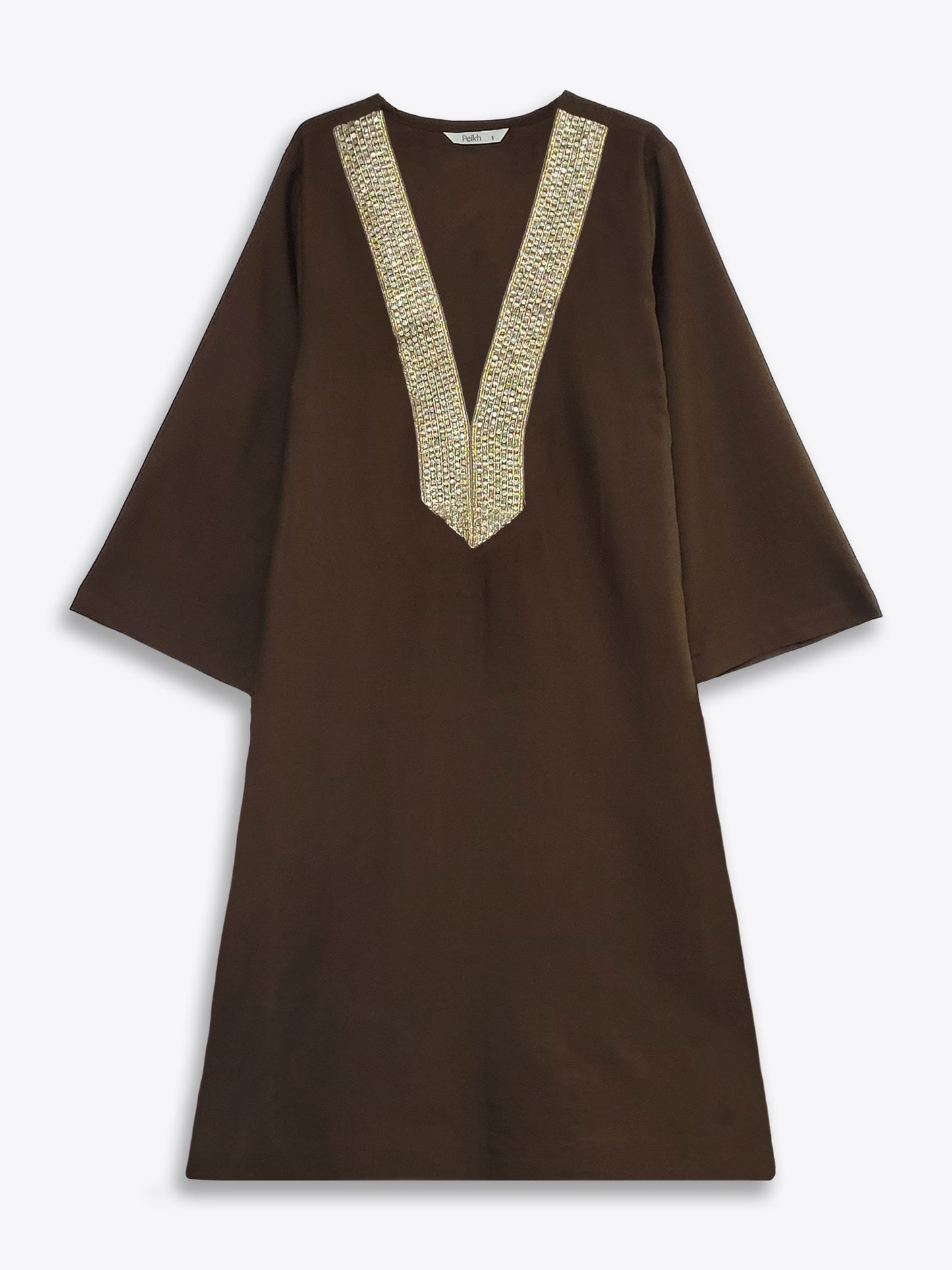 ZAHRA – Cocoa Kurta Set
