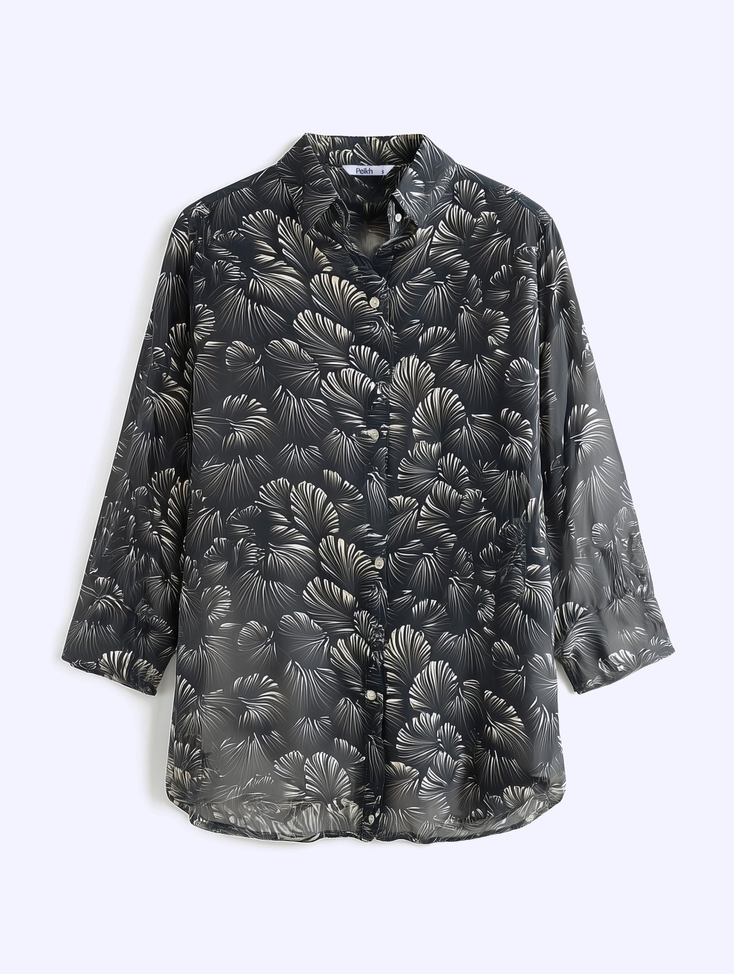 Georgette Satin Printed Shirt
