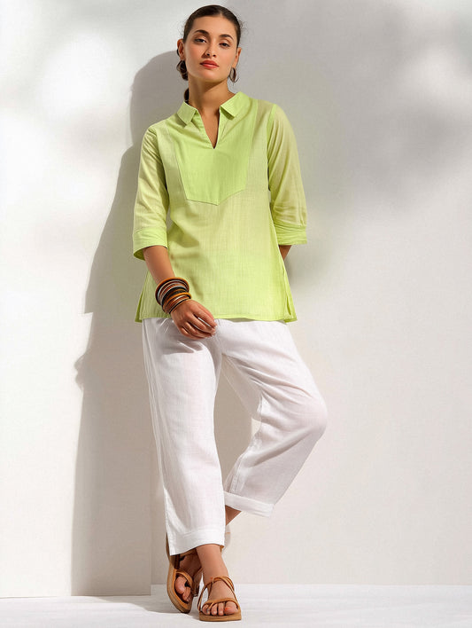 Solid Green Tunic