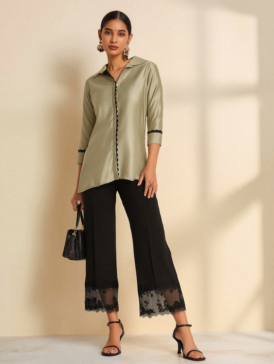 Silk Shirt Ivory