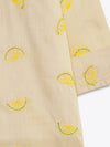 Lemon Embroidered Cotton Top
