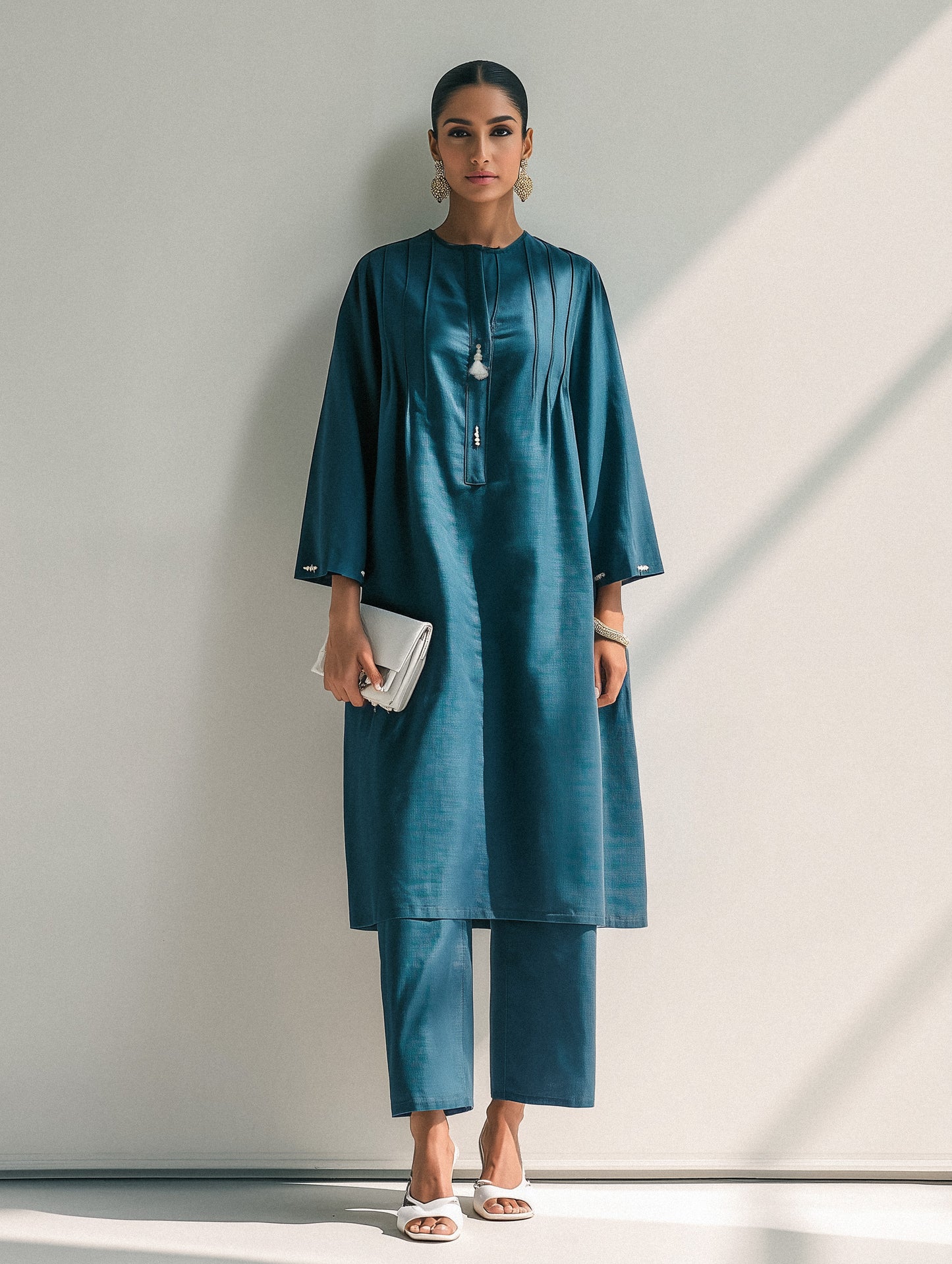 SAANJ Blue Kurta Set