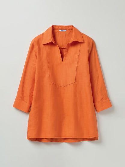 Solid Pumpkin Orange Tunic
