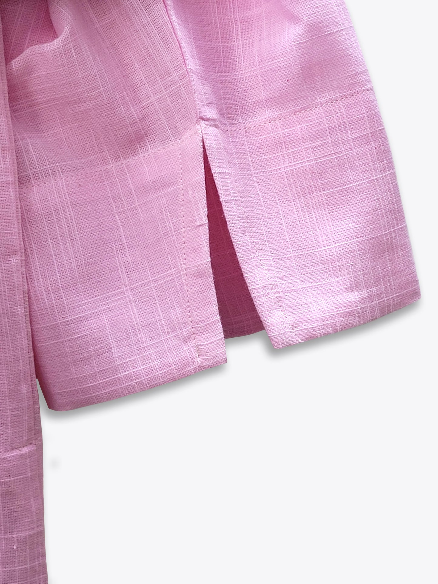 Candy Pink Summer Cotton Shirt
