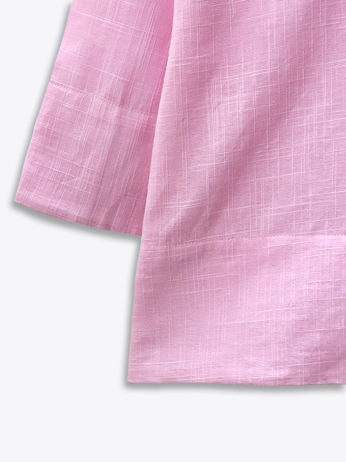 Candy Pink Summer Cotton Shirt