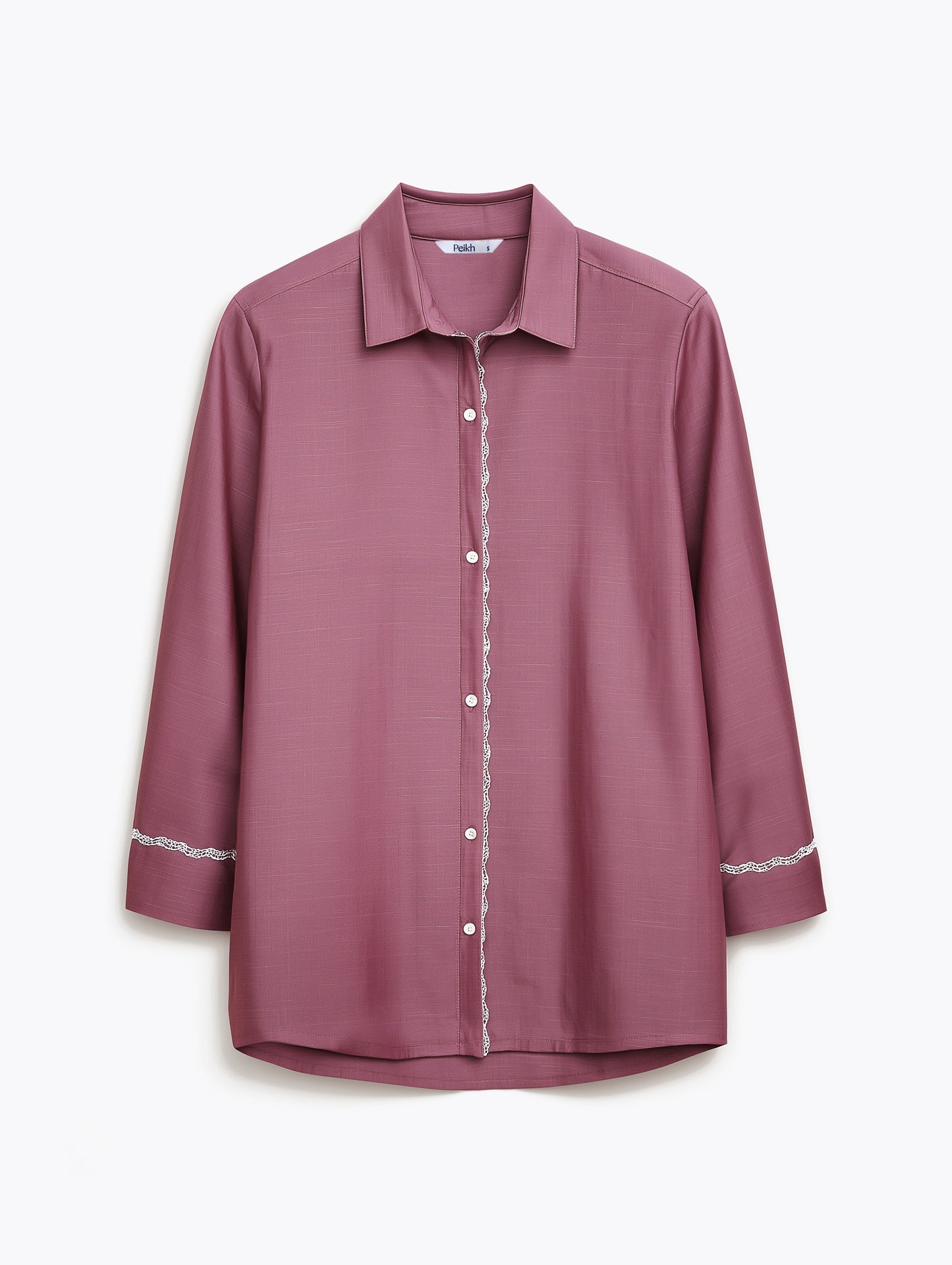Silk Shirt Purple