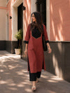 Rust Noir Kurta Set