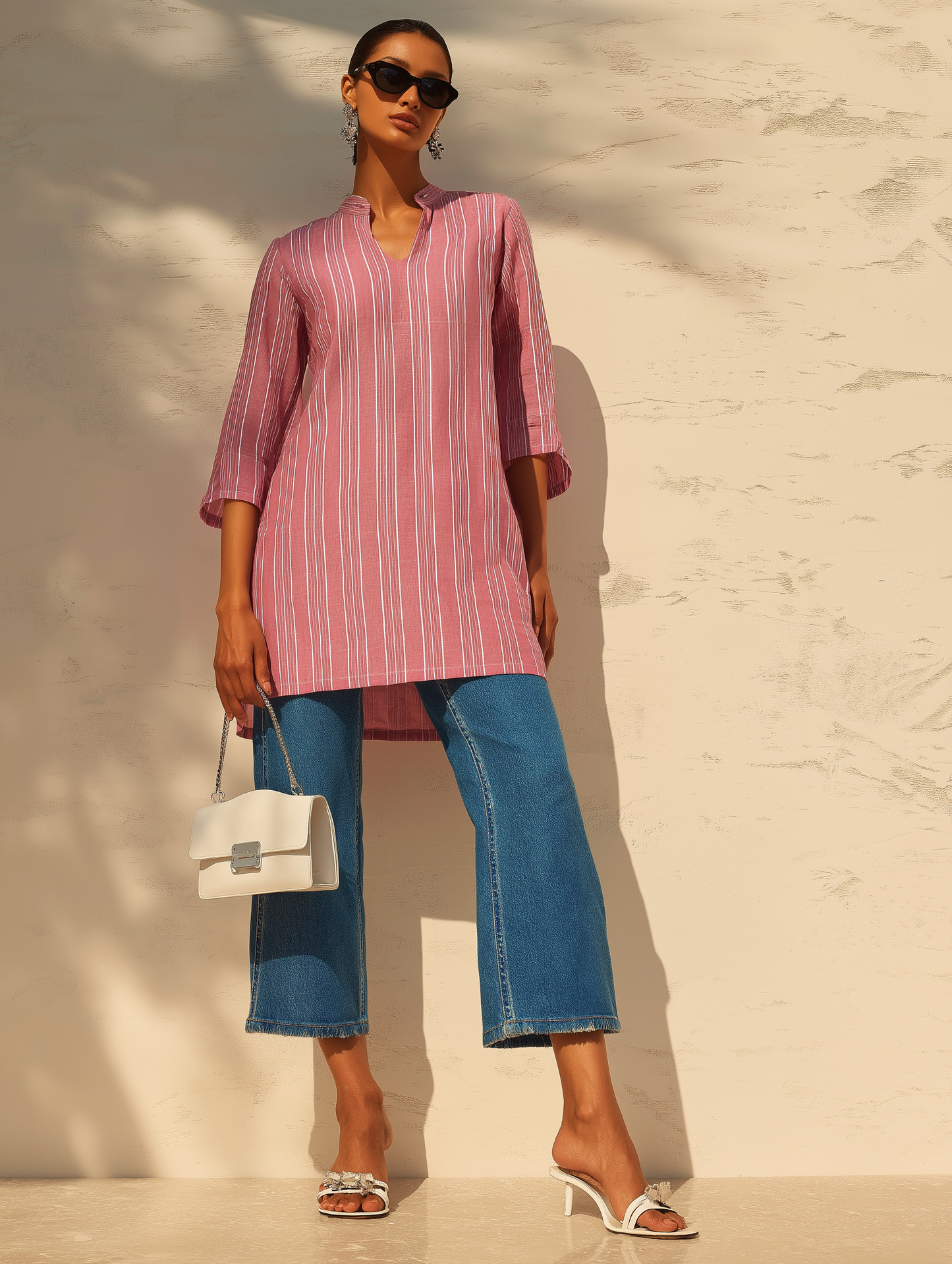 Plain Sailing Pink Short Tunic
