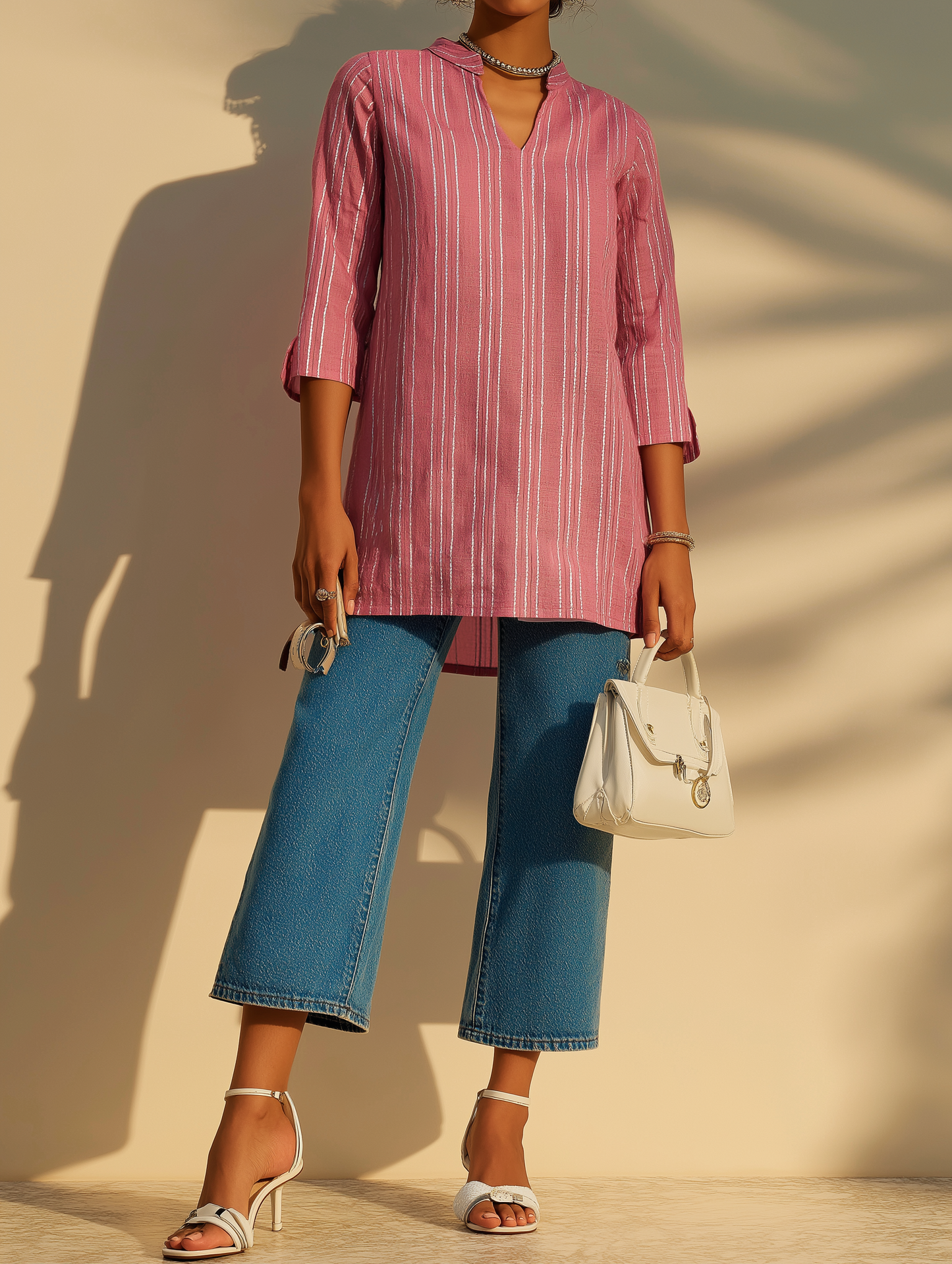 Plain Sailing Pink Short Tunic