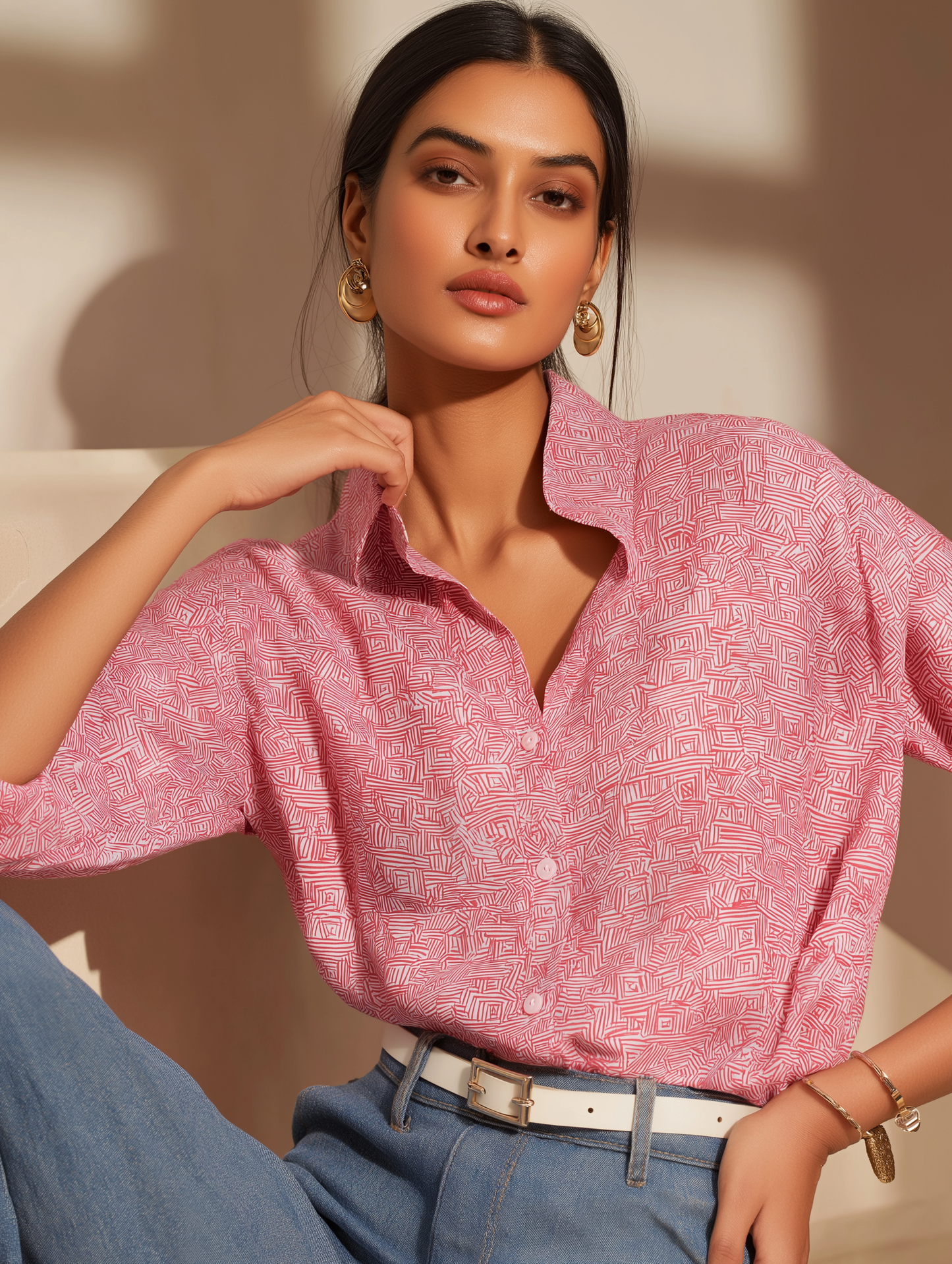 Tribal Print Shirt Style Shirt
