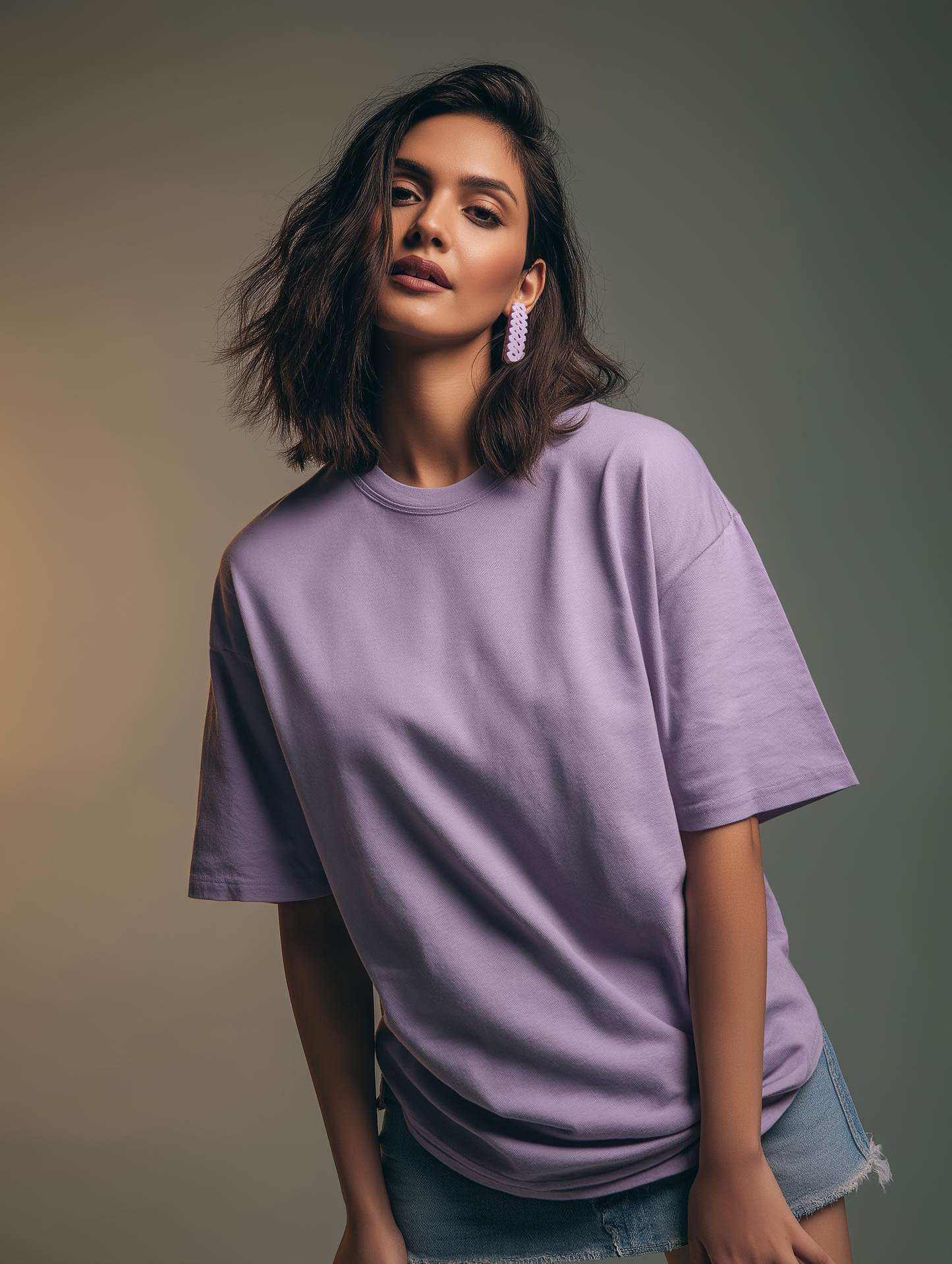Lilac Oversized T-Shirt