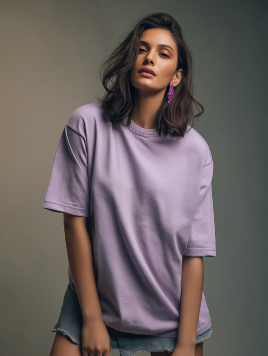 Lilac Oversized T-Shirt
