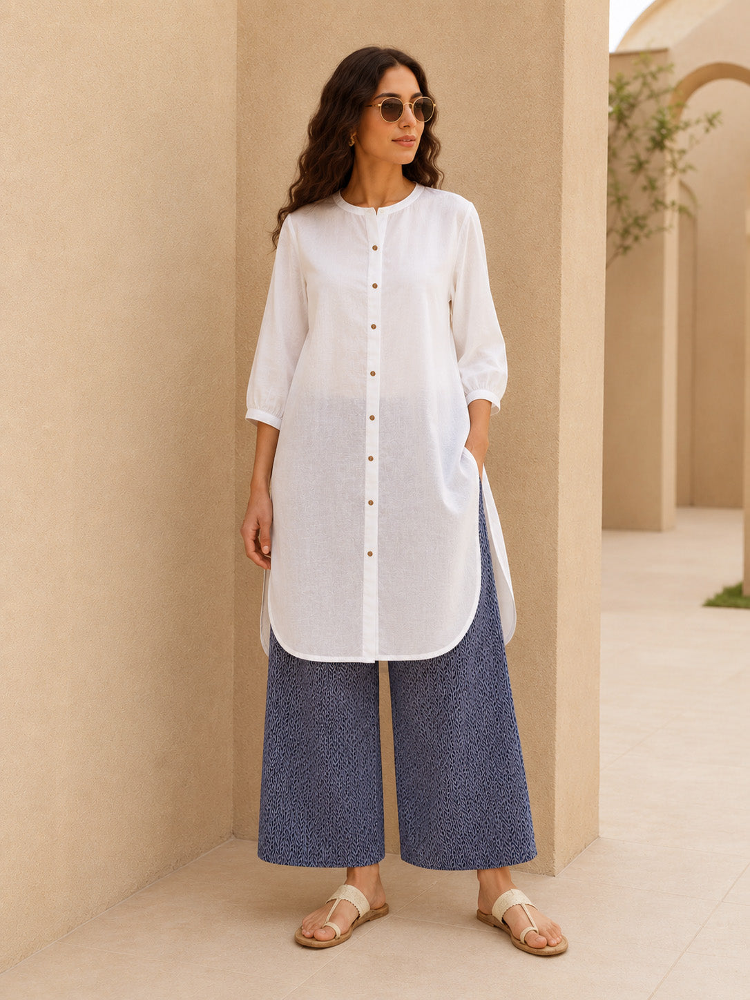SAFAR – White Kurta Set