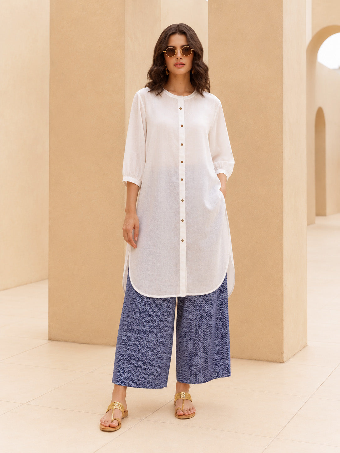 SAFAR – White Kurta Set