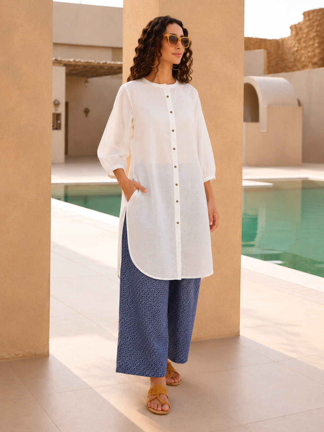 SAFAR – White Kurta Set