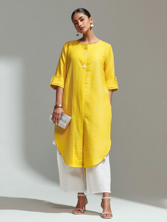 KANAK Yellow Kurta Set