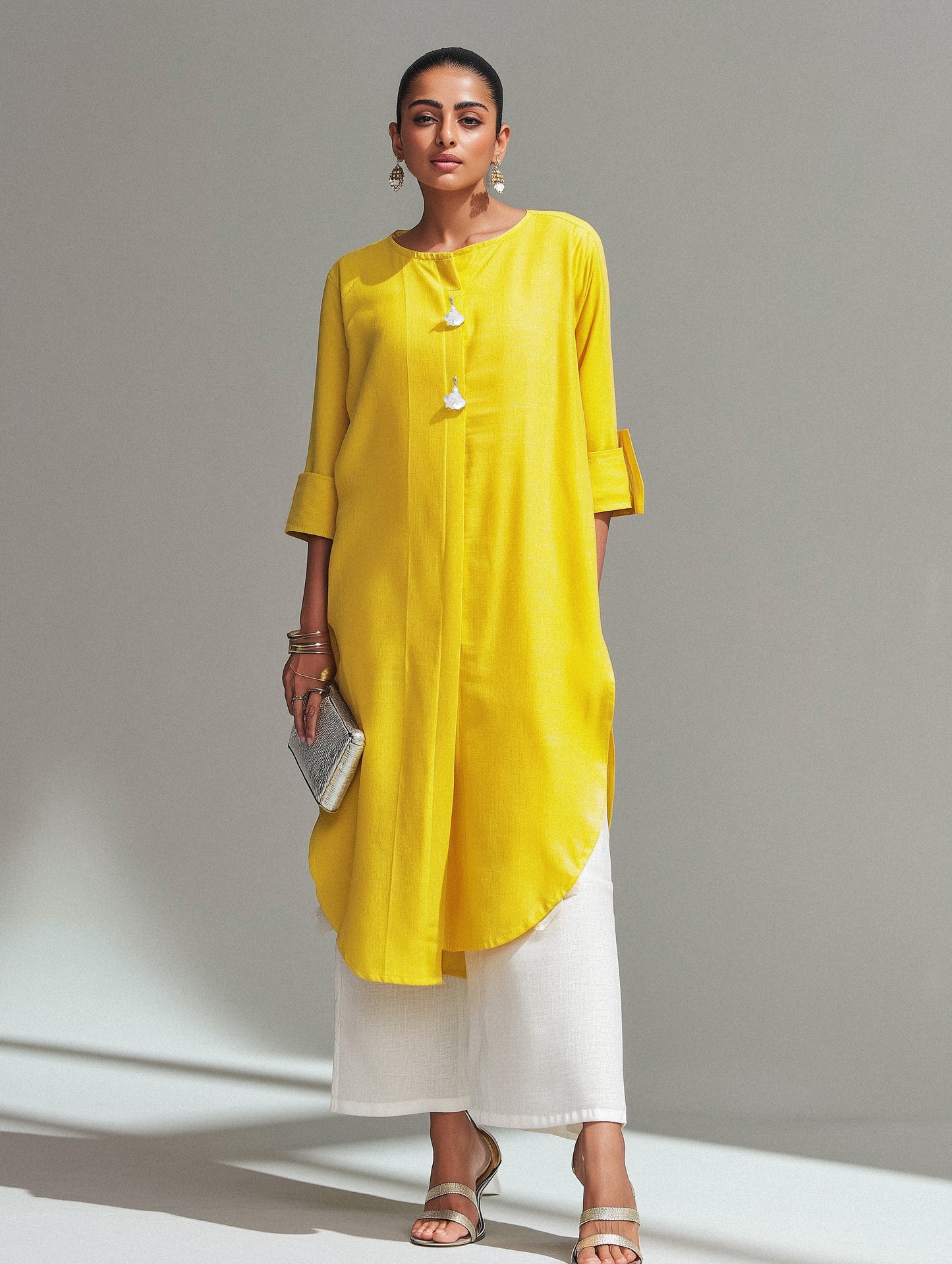 KANAK Yellow Kurta Set